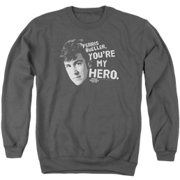 Ferris Bueller's Day Off My Hero - Men's Crewneck Sweatshirt Men's Crewneck Sweatshirt Ferris Bueller's Day Off   