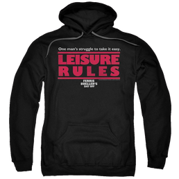 Ferris Bueller's Day Off Leisure Rules - Pullover Hoodie Pullover Hoodie Ferris Bueller's Day Off   