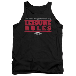Ferris Bueller's Day Off Leisure Rules Men's Tank Men's Tank Ferris Bueller's Day Off   