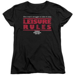 Ferris Bueller's Day Off Leisure Rules - Women's T-Shirt Women's T-Shirt Ferris Bueller's Day Off   