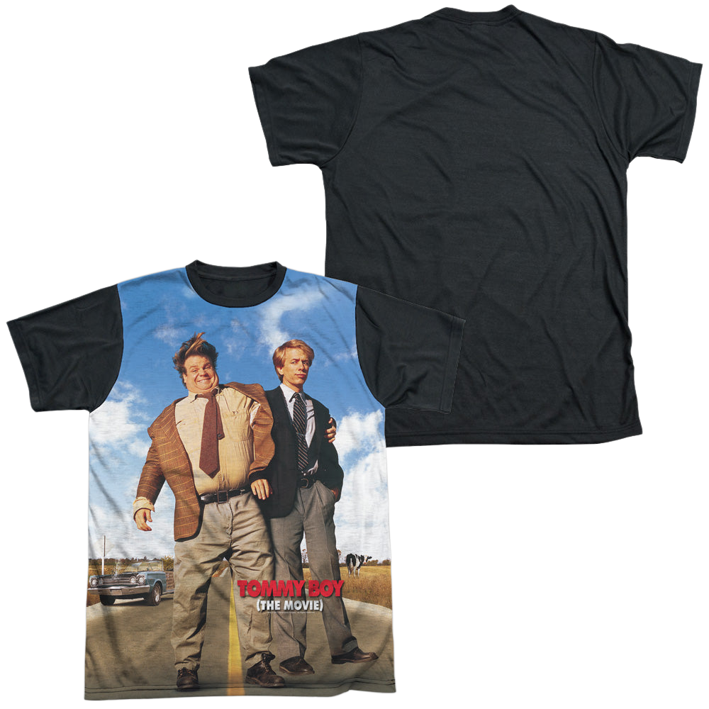 Tommy Boy Poster - Men's Black Back T-Shirt Men's Black Back T-Shirt Tommy Boy   