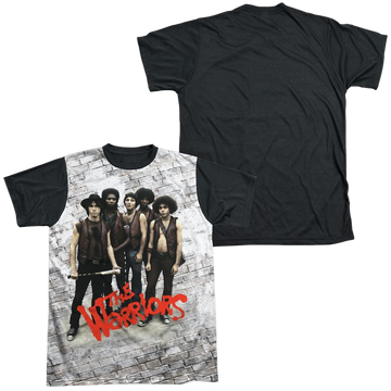 The Warriors Pose men's black back t-shirt