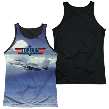 Top Gun Take Off men's black back tank
