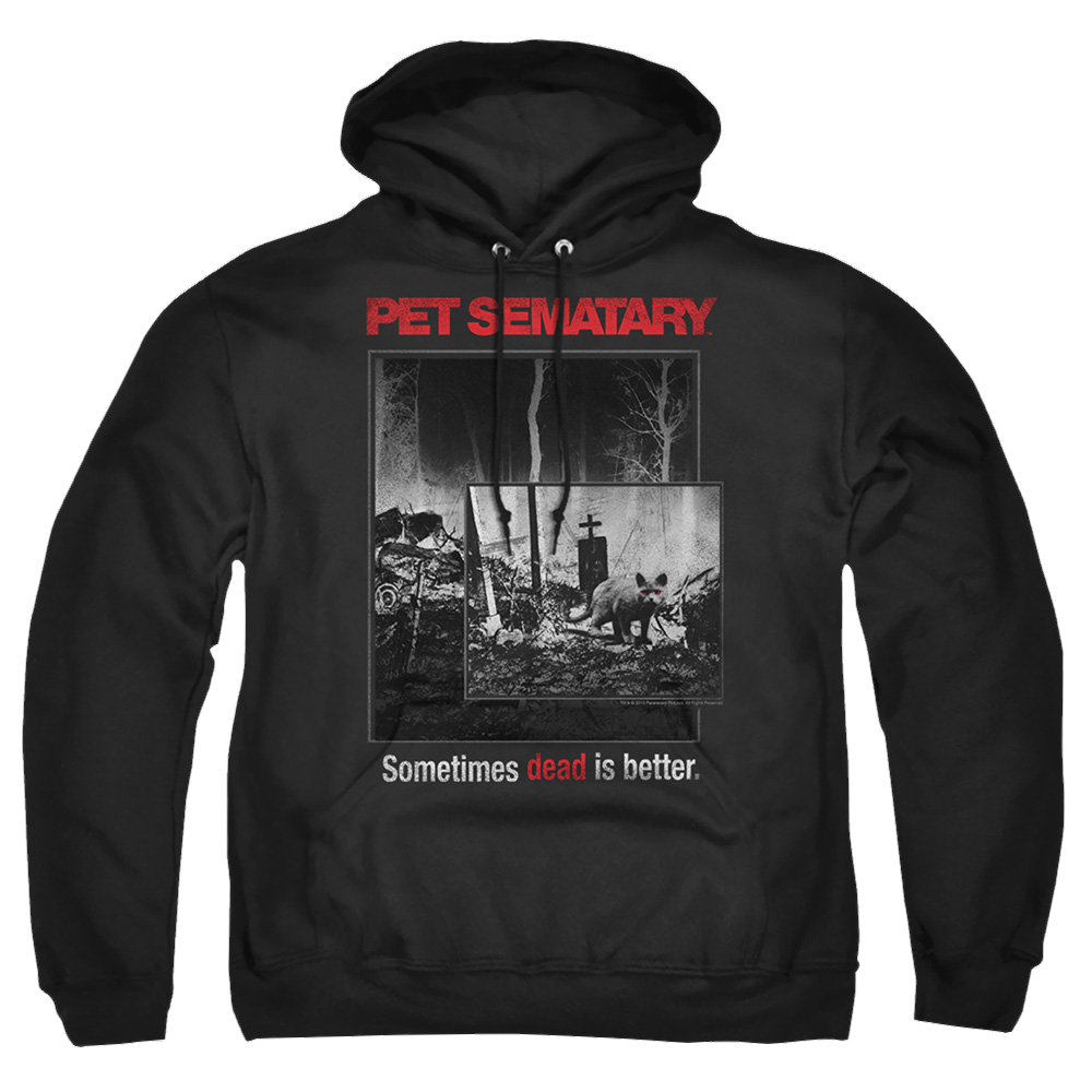 Pet Sematary Cat Poster - Pullover Hoodie Pullover Hoodie Pet Sematary   
