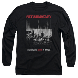 Pet Sematary Cat Poster - Men's Long Sleeve T-Shirt Men's Long Sleeve T-Shirt Pet Sematary   