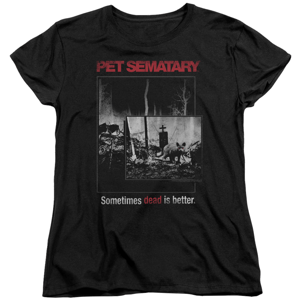 Pet Sematary Cat Poster - Women's T-Shirt Women's T-Shirt Pet Sematary   