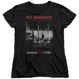 Pet Sematary Cat Poster - Women's T-Shirt Women's T-Shirt Pet Sematary   