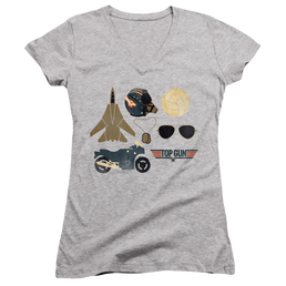Top Gun Items - Juniors V-Neck T-Shirt Juniors V-Neck T-Shirt Top Gun   