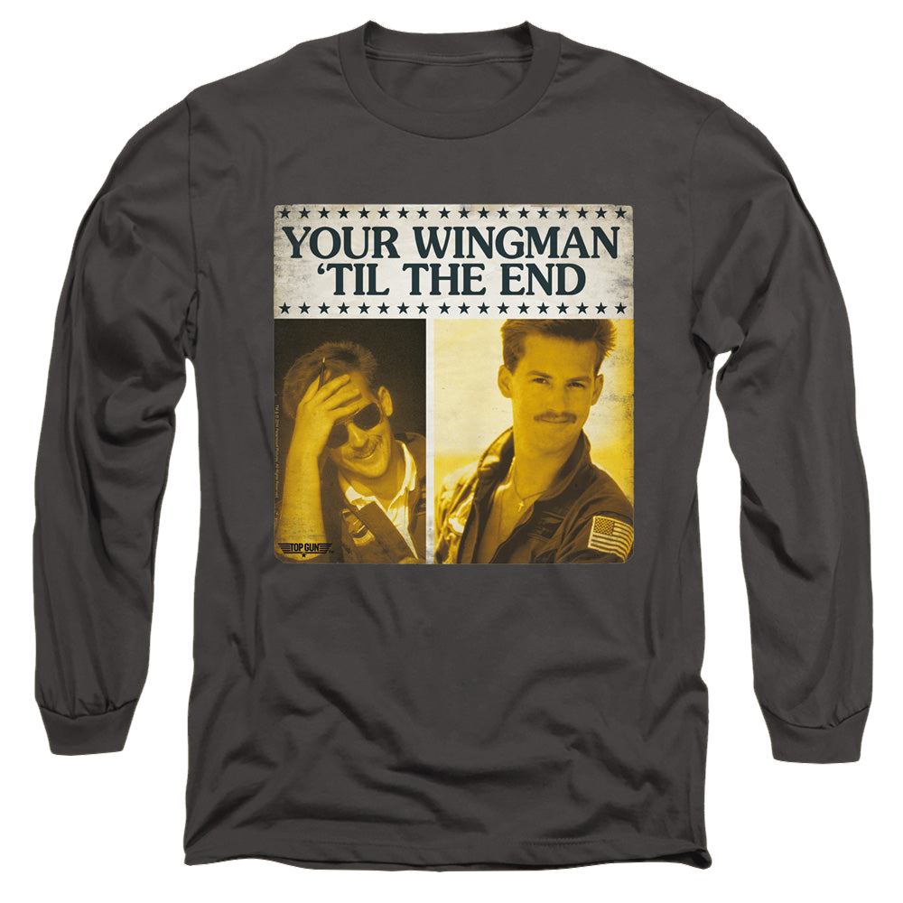Top Gun Til The End - Men's Long Sleeve T-Shirt Men's Long Sleeve T-Shirt Top Gun   