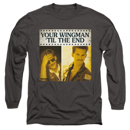 Top Gun Til The End - Men's Long Sleeve T-Shirt Men's Long Sleeve T-Shirt Top Gun   