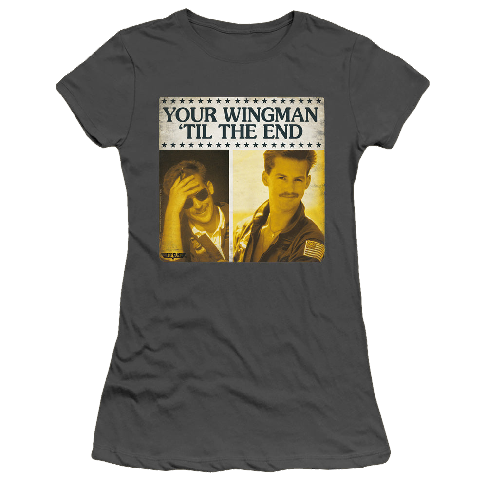 Top Gun Til The End - Juniors T-Shirt Juniors T-Shirt Top Gun   