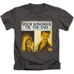 Top Gun Til The End - Kid's T-Shirt Kid's T-Shirt (Ages 4-7) Top Gun   