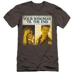 Top Gun Til The End - Men's Premium Slim Fit T-Shirt Men's Premium Slim Fit T-Shirt Top Gun   
