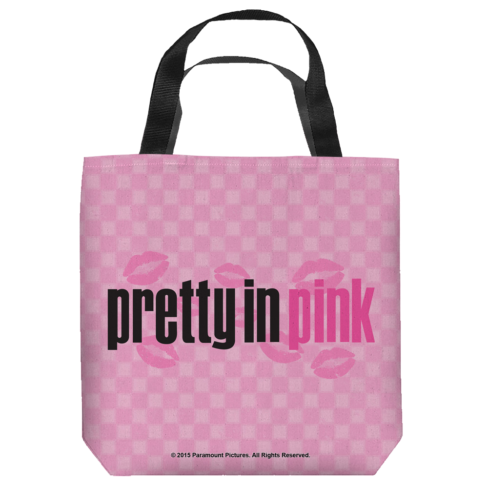 Pretty In Pink - Kiss Me Tote Bag Tote Bags Pretty in Pink   
