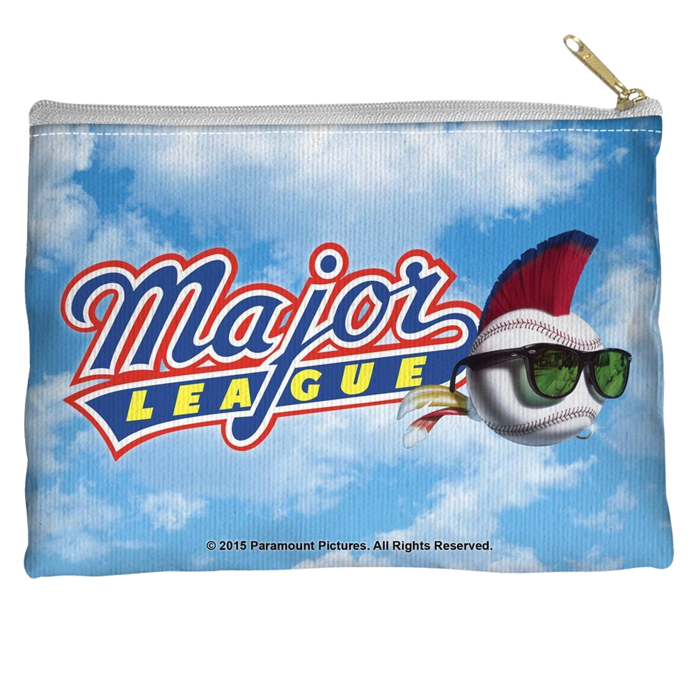 Major League - League Logo Straight Bottom Pouch Straight Bottom Accessory Pouches Major League   