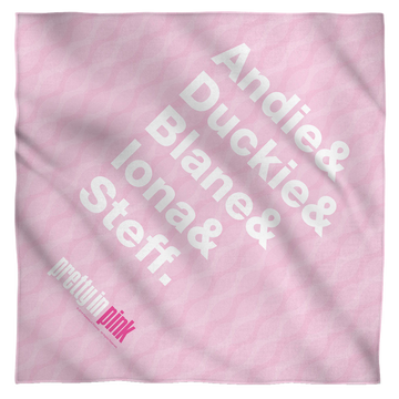 Pretty in Pink The List bandana