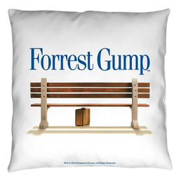 Forrest Gump Bench Throw Pillow Throw Pillows Forrest Gump   