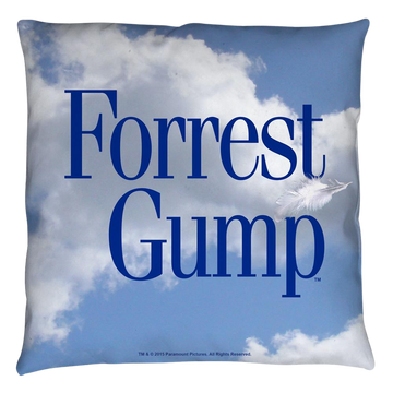 Forrest Gump Feather throw pillow