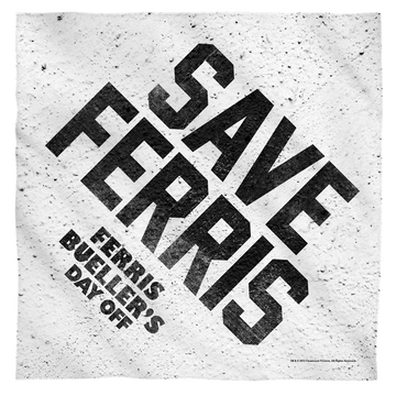 Ferris Bueller's Day Off Save Ferris bandana