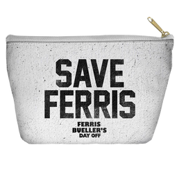 Ferris Buelle - Save Ferris Tapered Bottom Pouch T Bottom Accessory Pouches Ferris Bueller's Day Off   
