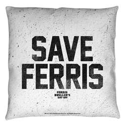 Ferris Bueller Save Ferris Throw Pillow Throw Pillows Ferris Bueller's Day Off   