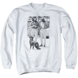 Up in Smoke Cheech Chong Dog - Men's Crewneck Sweatshirt Men's Crewneck Sweatshirt Cheech & Chong   