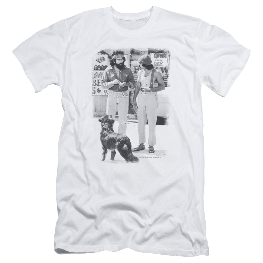 Up in Smoke Cheech Chong Dog - Men's Slim Fit T-Shirt Men's Slim Fit T-Shirt Cheech & Chong   
