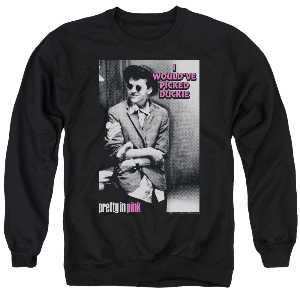 Pretty in Pink I Wouldve - Men's Crewneck Sweatshirt Men's Crewneck Sweatshirt Pretty in Pink   