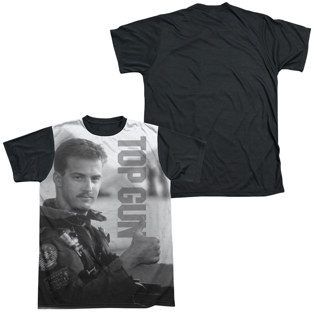Top Gun Thumbs Up - Men's Black Back T-Shirt Men's Black Back T-Shirt Top Gun   