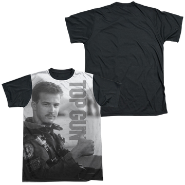 Top Gun Thumbs Up men's black back t-shirt