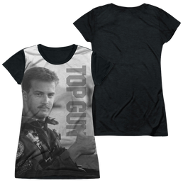 Top Gun Thumbs Up - Juniors Black Back T-Shirt Juniors Black Back T-Shirt Top Gun   