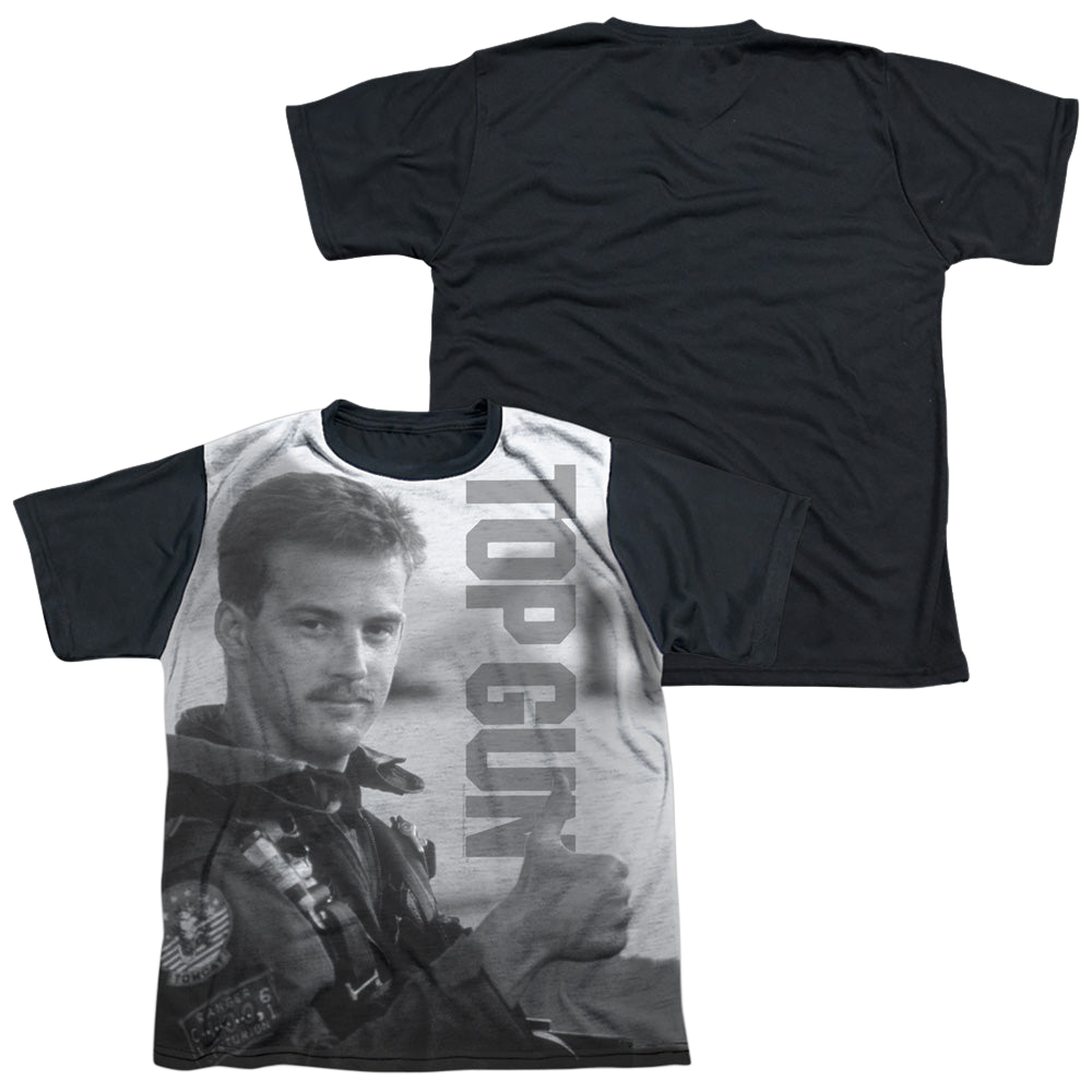 Top Gun Thumbs Up - Youth Black Back T-Shirt Youth Black Back T-Shirt (Ages 8-12) Top Gun   