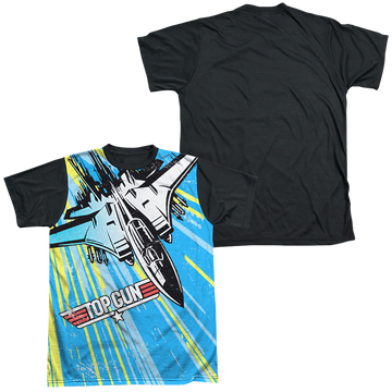 Top Gun Rad Jet men's black back t-shirt
