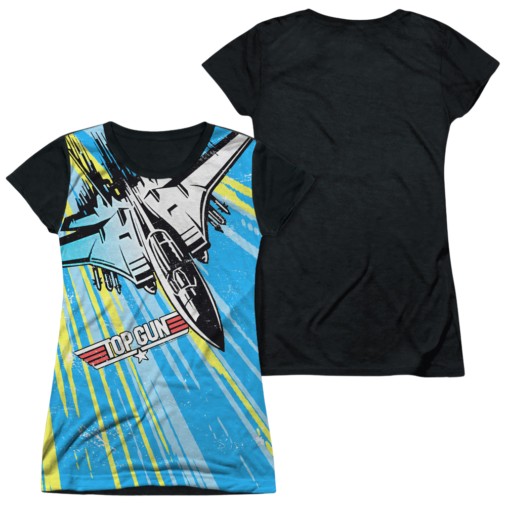 Top Gun Rad Jet - Juniors Black Back T-Shirt Juniors Black Back T-Shirt Top Gun   
