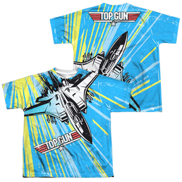 Top Gun Rad Jet (Front/Back Print) - Youth All-Over Print T-Shirt Youth All-Over Print T-Shirt (Ages 8-12) Top Gun   
