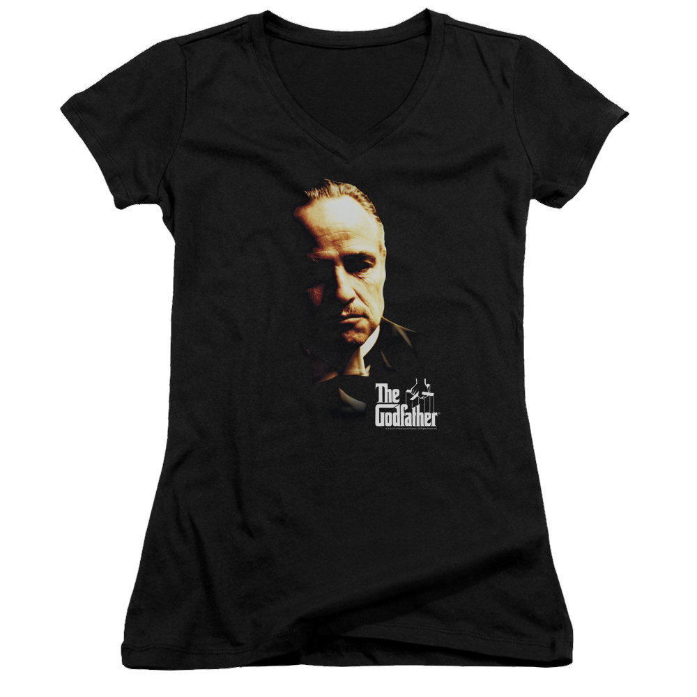 Godfather, The Don Vito - Juniors V-Neck T-Shirt Juniors V-Neck T-Shirt The Godfather   
