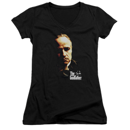 Godfather, The Don Vito - Juniors V-Neck T-Shirt Juniors V-Neck T-Shirt The Godfather   
