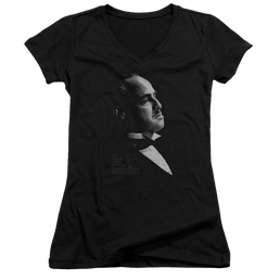 Godfather, The Graphic Vito - Juniors V-Neck T-Shirt Juniors V-Neck T-Shirt The Godfather   