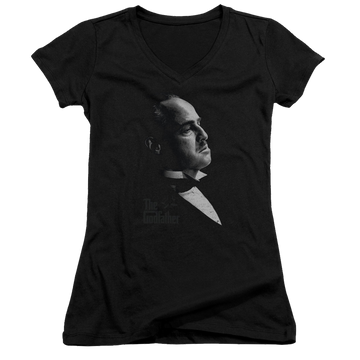 Godfather, The Graphic Vito - Juniors V-Neck T-Shirt Juniors V-Neck T-Shirt The Godfather   