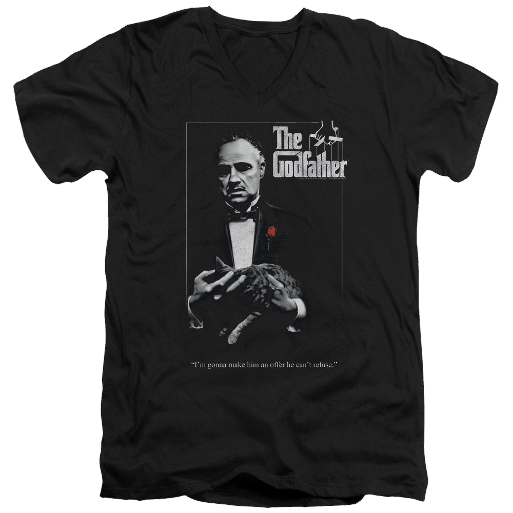 Godfather, The Poster - Men's V-Neck T-Shirt Men's V-Neck T-Shirt The Godfather   