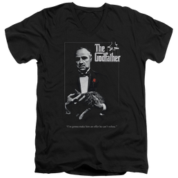 Godfather, The Poster - Men's V-Neck T-Shirt Men's V-Neck T-Shirt The Godfather   