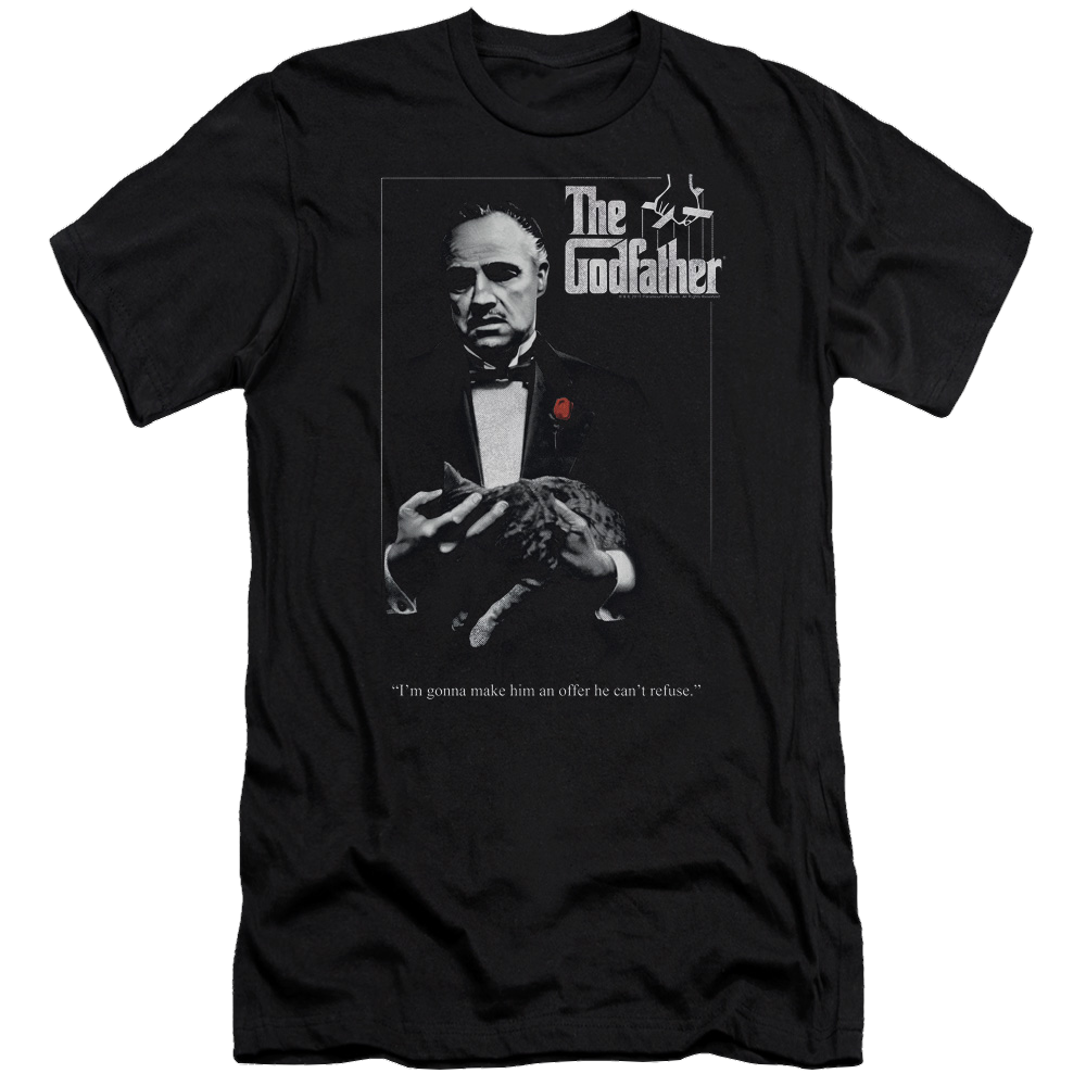 Godfather, The Poster - Men's Premium Slim Fit T-Shirt Men's Premium Slim Fit T-Shirt The Godfather   