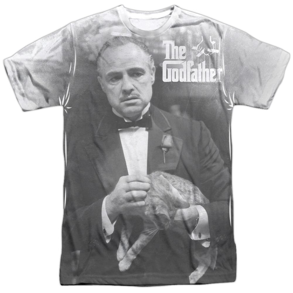 Godfather Pet The Cat Adult All Over Print 100% Poly T-Shirt Men's All-Over Print T-Shirt The Godfather Adult All Over Print 100% Poly T-Shirt S Multi