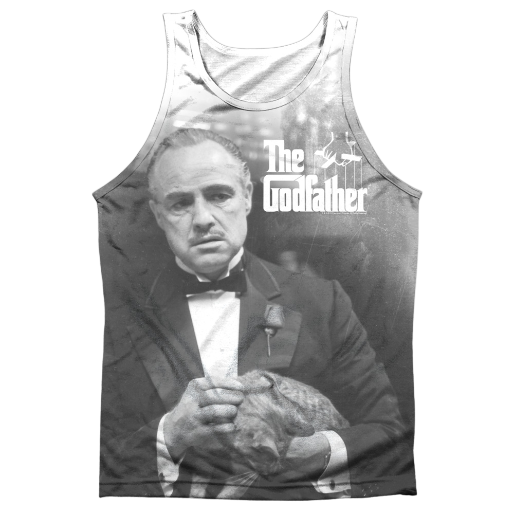 Godfather, The Pet The Cat - Men's All Over Print Tank Top Men's All Over Print Tank The Godfather   