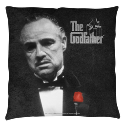 Godfather Poster Throw Pillow Throw Pillows The Godfather   