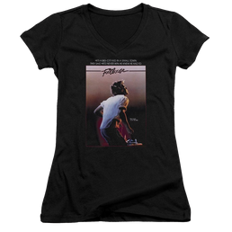 Footloose Poster - Juniors V-Neck T-Shirt Juniors V-Neck T-Shirt Footloose   
