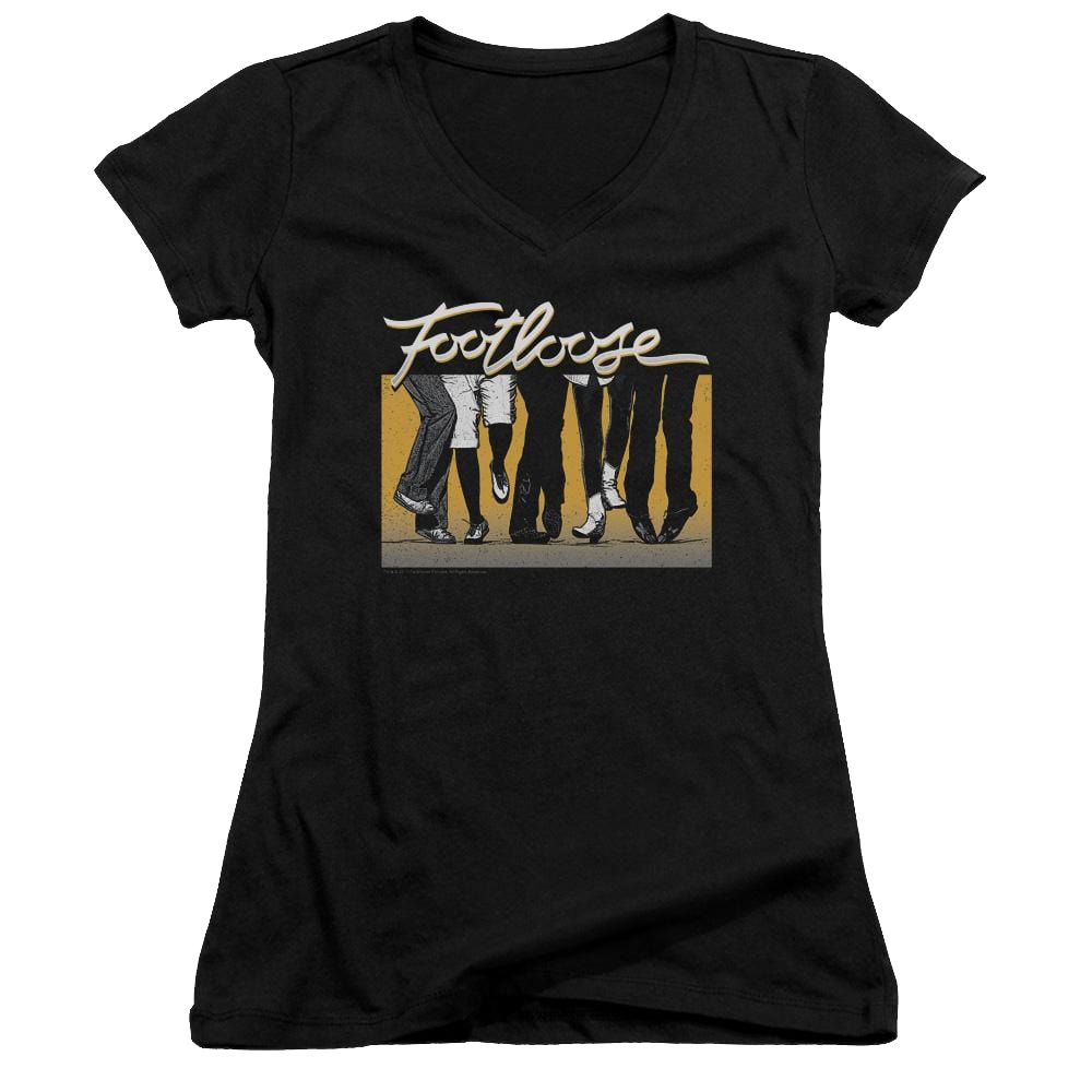 Footloose Dance Party - Juniors V-Neck T-Shirt Juniors V-Neck T-Shirt Footloose   
