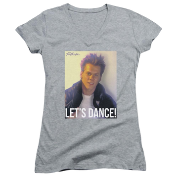Footloose Lets Dance - Juniors V-Neck T-Shirt Juniors V-Neck T-Shirt Footloose   