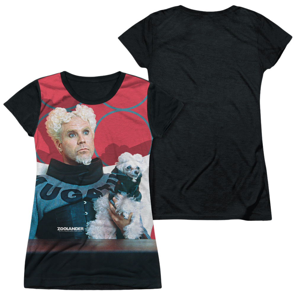 Zoolander Mugatu - Juniors Black Back T-Shirt Juniors Black Back T-Shirt Zoolander   
