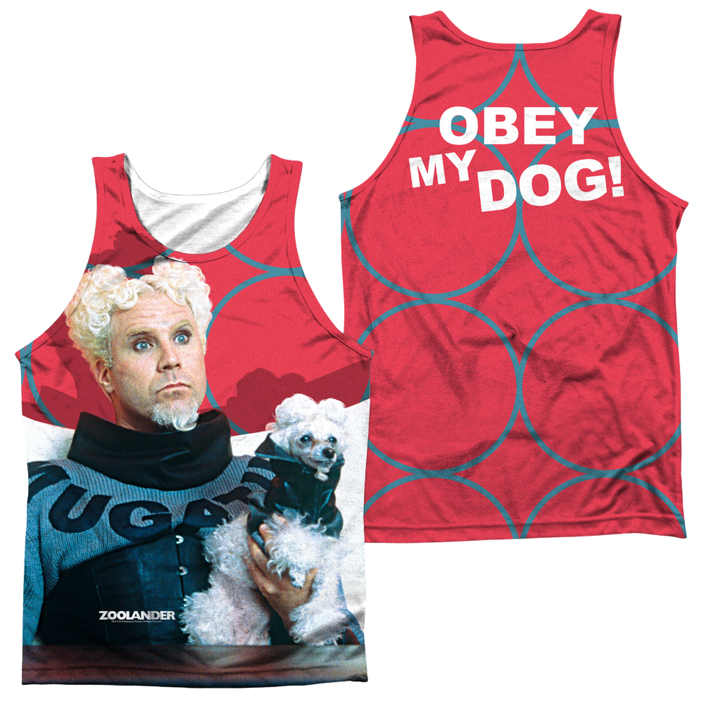 Zoolander Mugatu (Front/Back Print) - Men's All Over Print Tank Top Men's All Over Print Tank Zoolander   